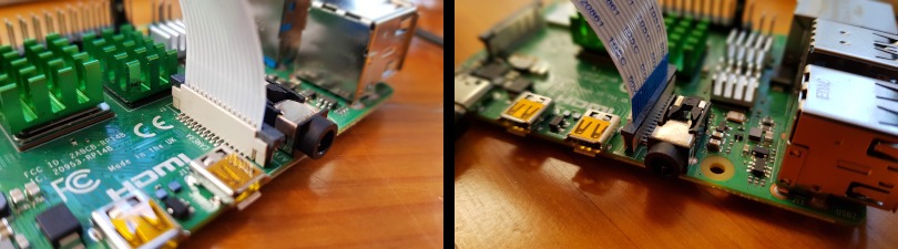 Raspberry Pi 4 plug camera module