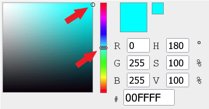 RGB Colors for RGB LED